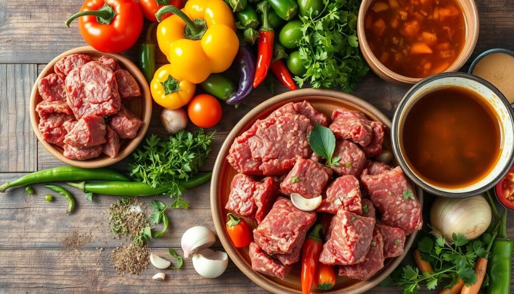 Mexican Beef Stew Ingredients