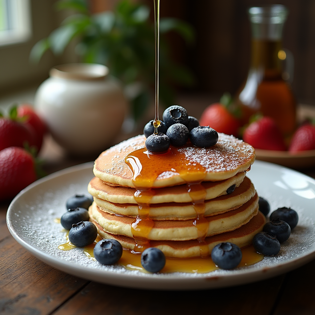 Eggless pancakes